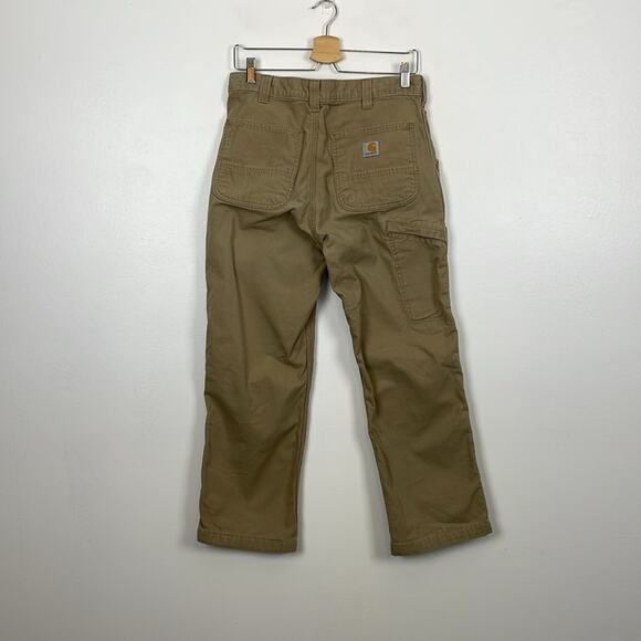 Carhartt Relaxed Fit Mens 32x30 distroyed Stained Casual Work Pants - Picture 9 of 12
